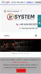 Mobile Screenshot of irsystem.pl