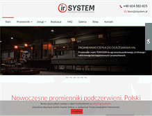 Tablet Screenshot of irsystem.pl